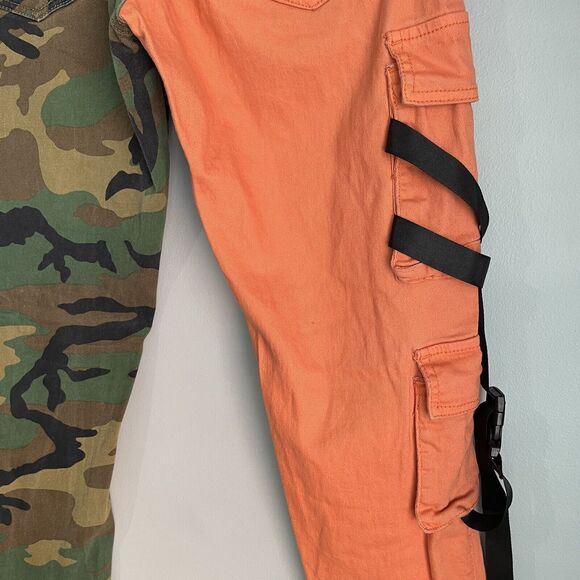 Locked Loaded Jeans Men 36X30 Denim Camo Mid Rise Skinny Zipper Pocket Moto Army - Picture 16 of 16